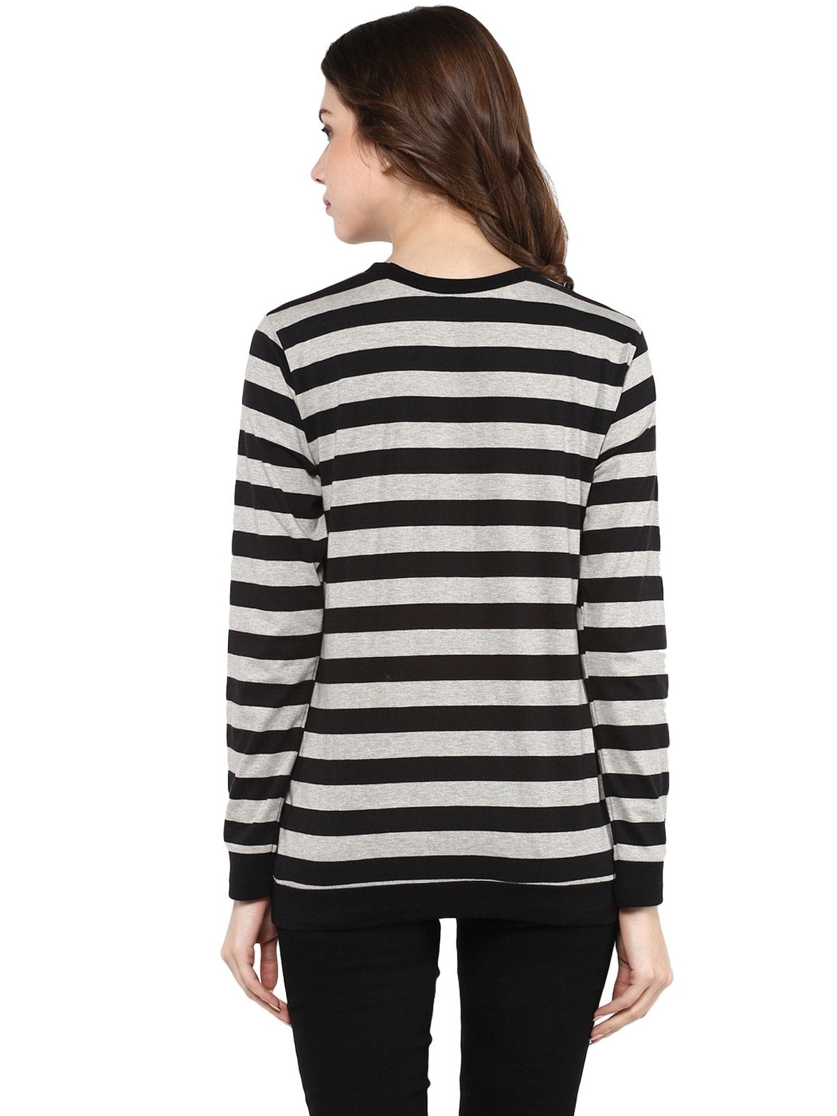 Stripe Round Neck Sweater