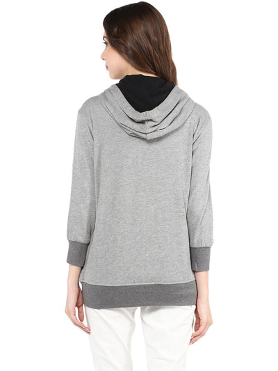 Solid Hooded Sweatshirts With Pockets