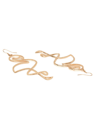 Rose Gold Toned Flamingo Earrings
