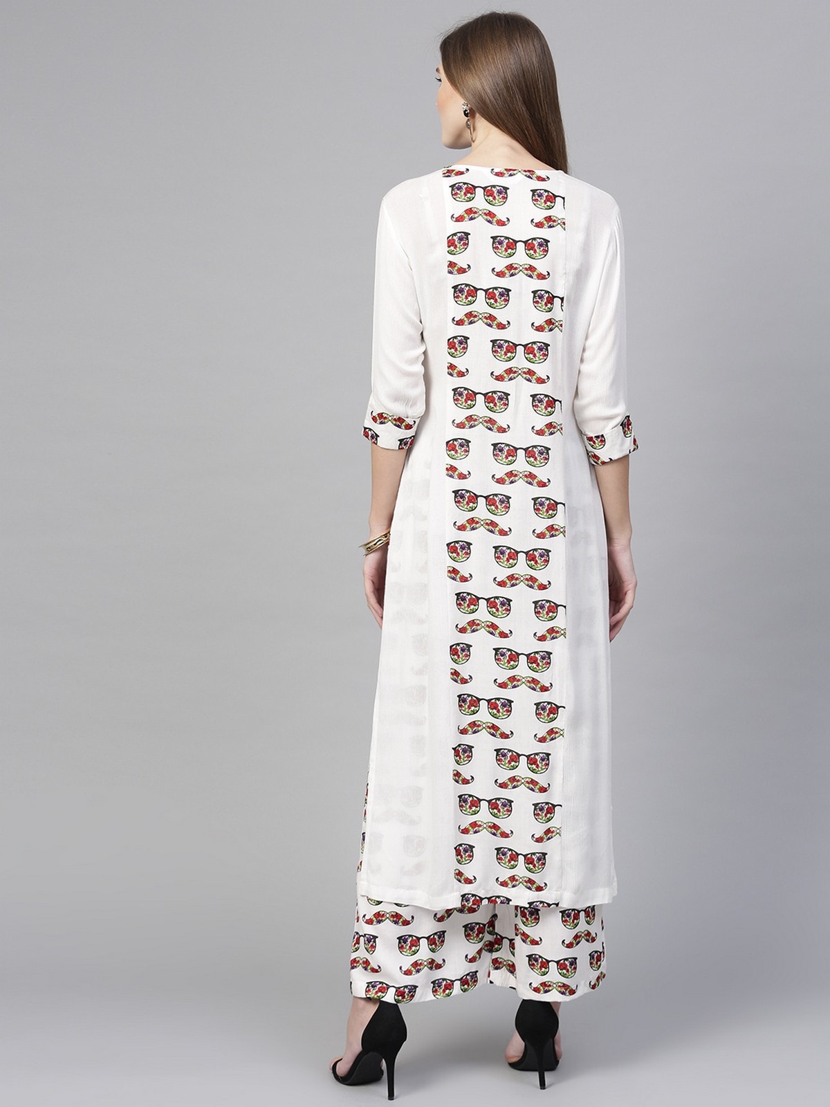 Spec Printed Kurta With Palazzo