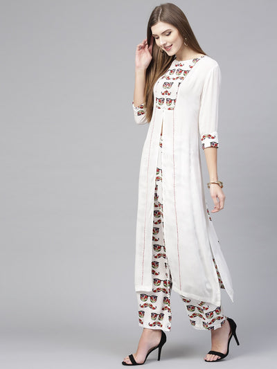 Spec Printed Kurta With Palazzo