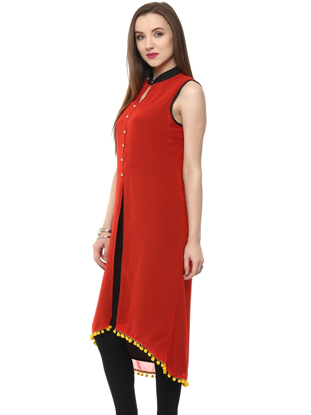 Pannkh Women's High Low Kurti