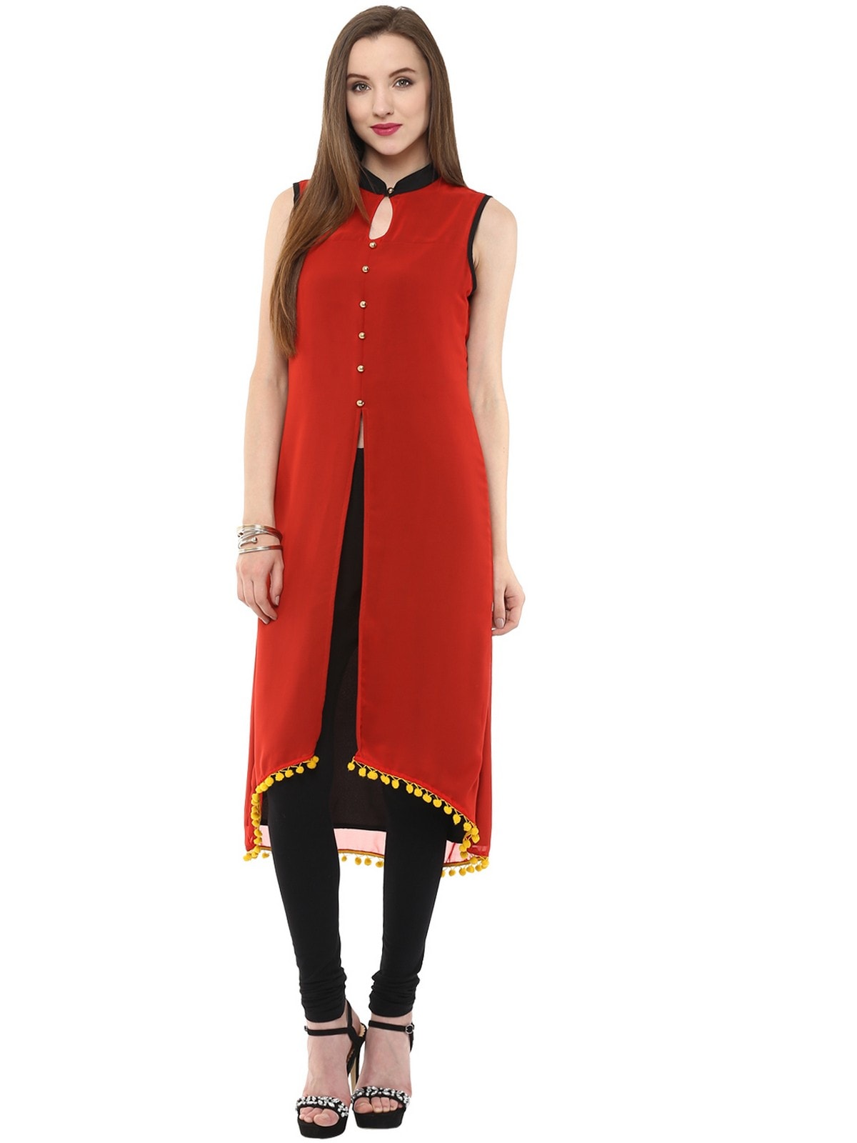 Pannkh Women's High Low Kurti