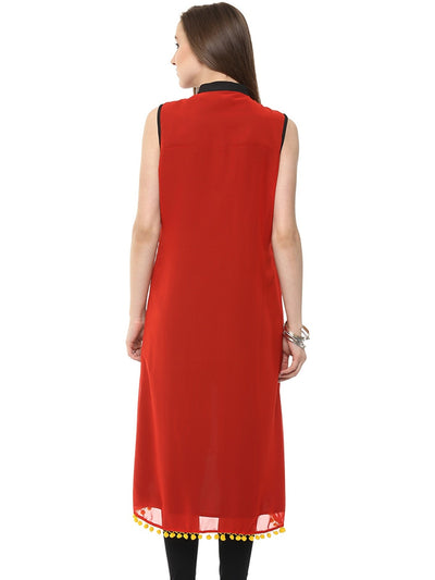 Pannkh Women's High Low Kurti
