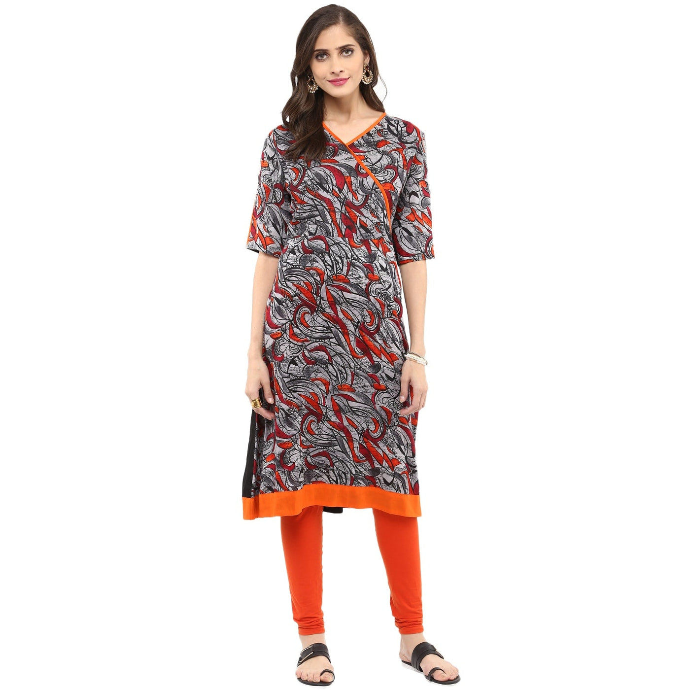 Swan Print Kurti