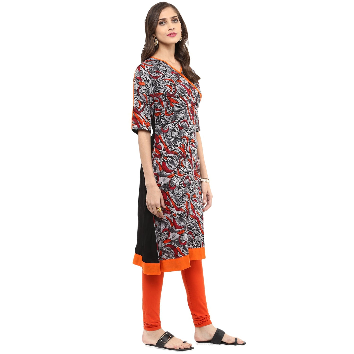 Swan Print Kurti