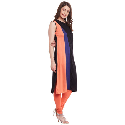 Triple Color-Block Kurta