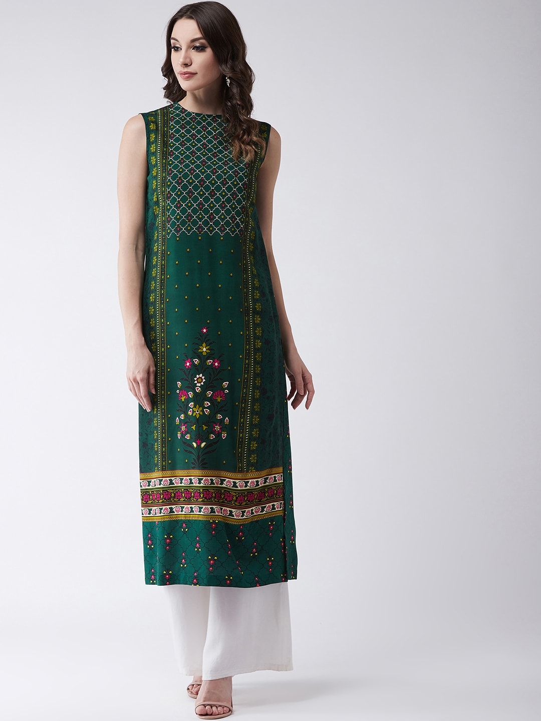 Mughal Kurta With Embroidered Shrug