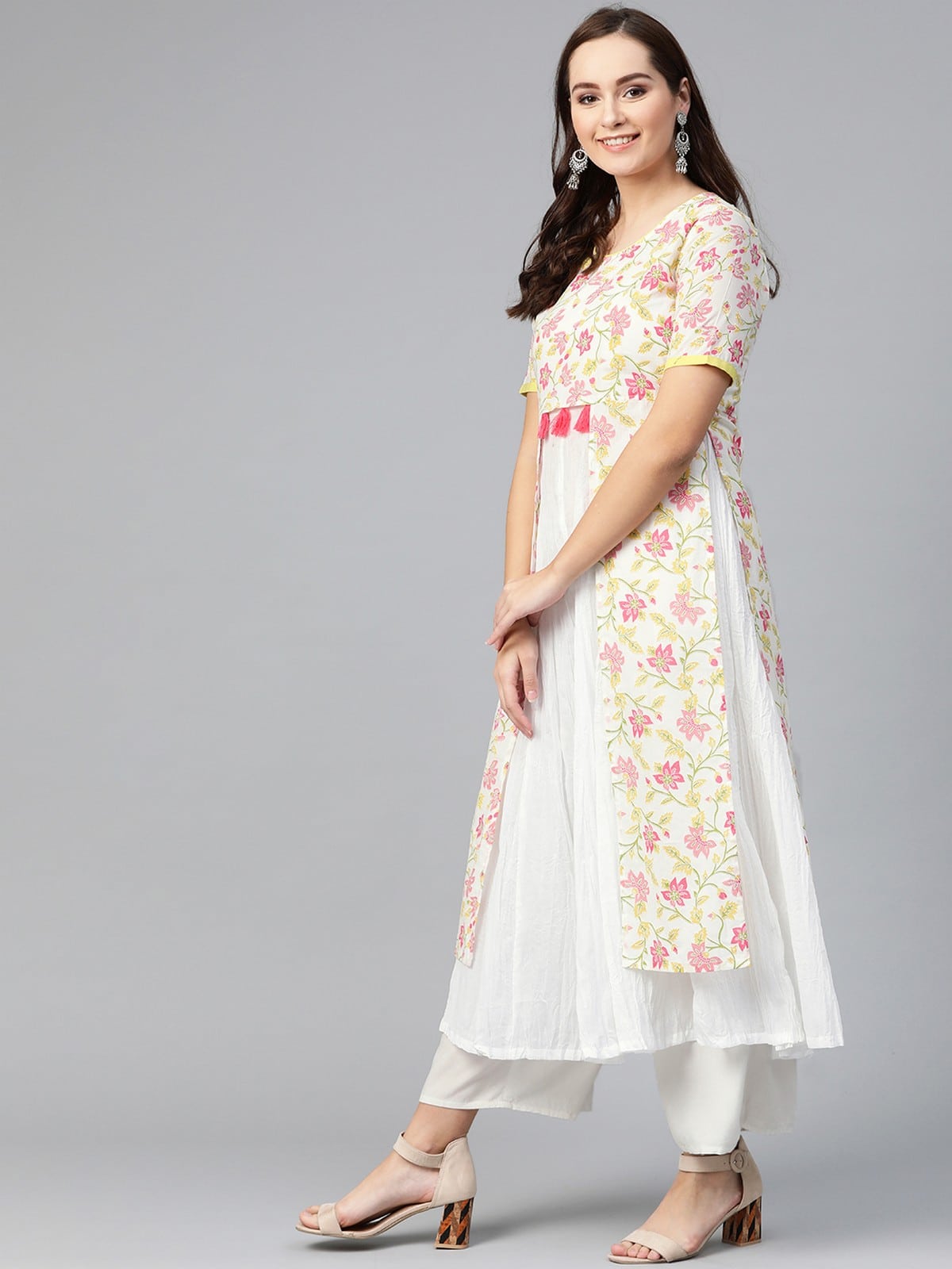 Floral Layered Kurta