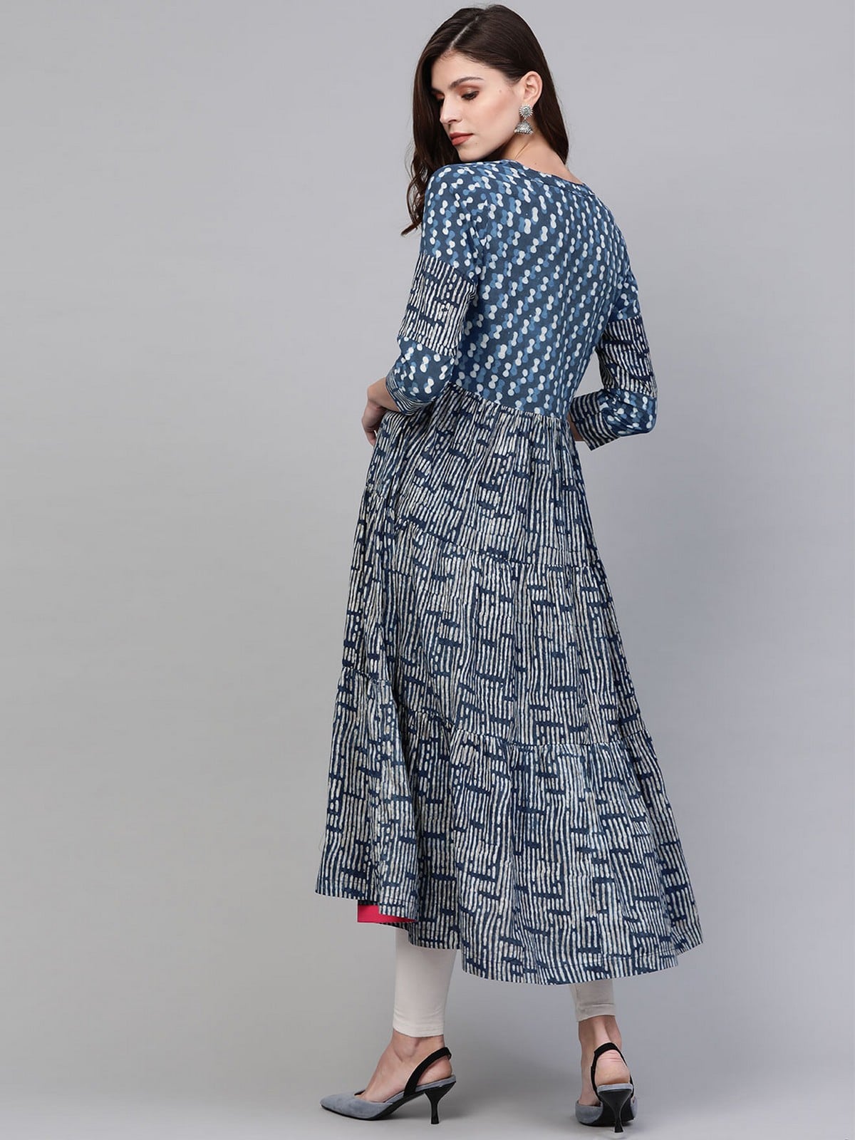 Indigo Long Kurta