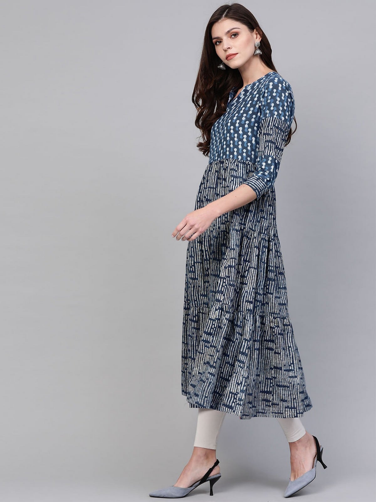 Indigo Long Kurta