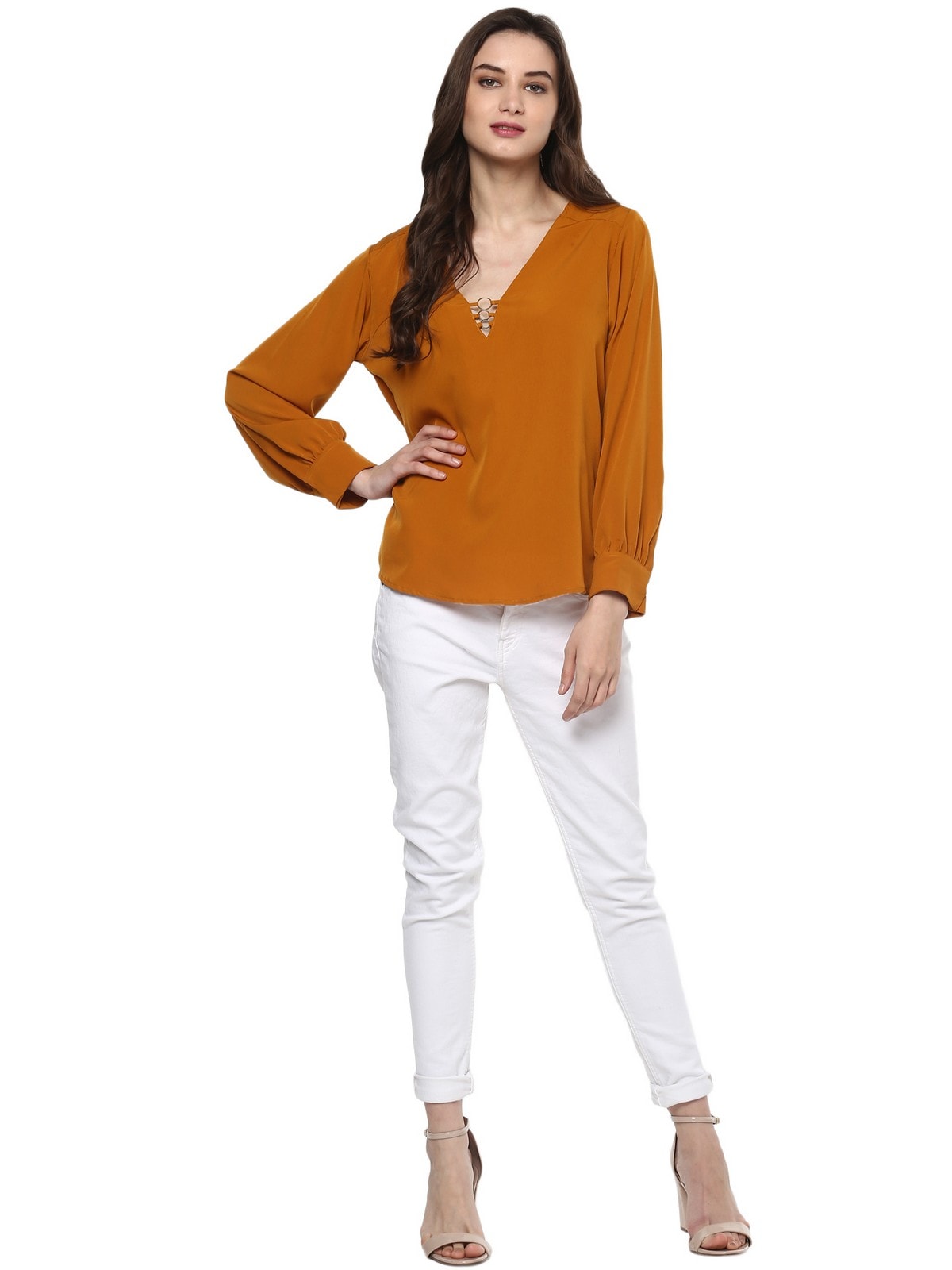 Pannkh Women's Triple Ring Top