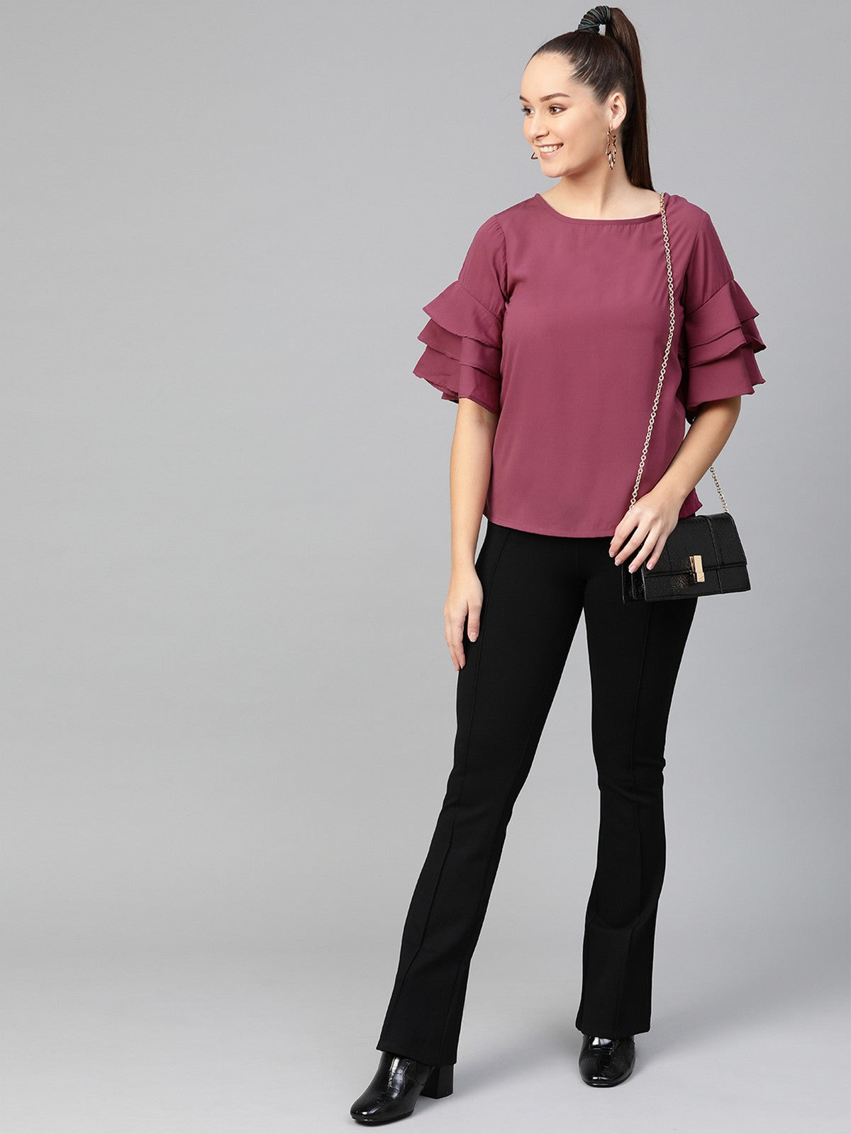 Layered Sleeve Top