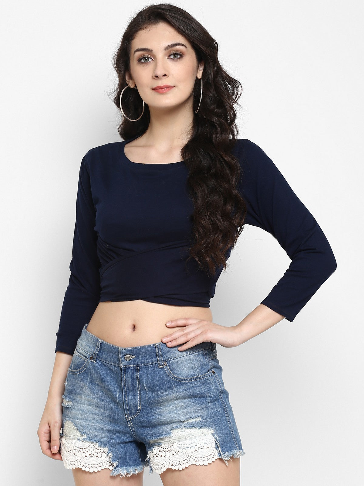 Knitted Knot Style Crop Top