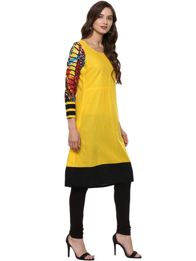 Pannkh Casual Full Sleeve Printed Women's Kurti