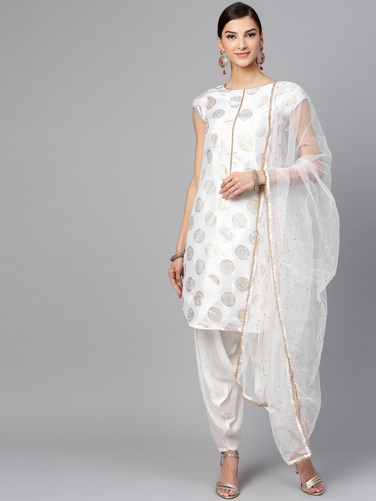 Short Kurti With Salwar And Dupatta