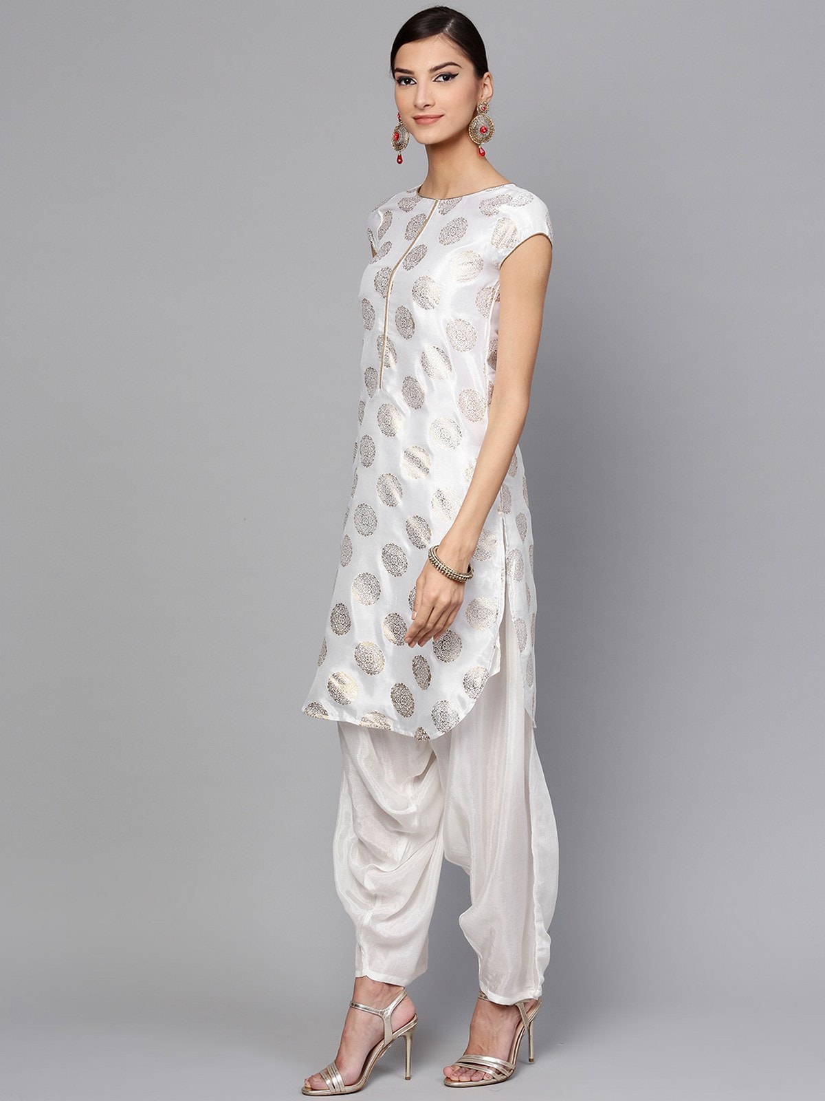 Short Kurti With Salwar And Dupatta